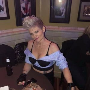 ALEXANDER WANG off the shoulder pinstripe halter